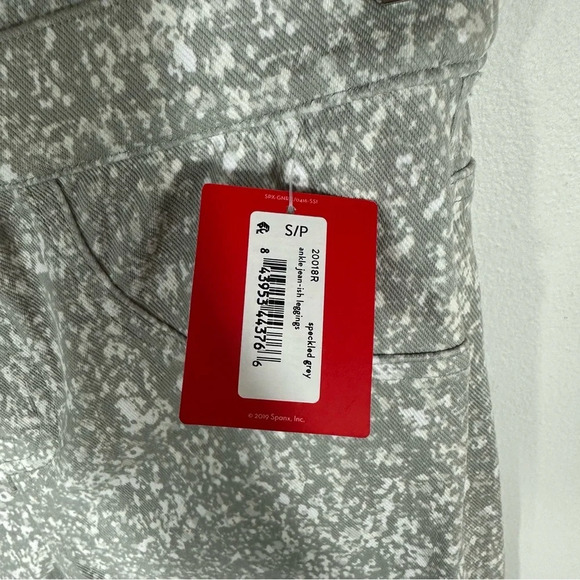 NWT Spanx Jean-ish Legging in Speckled Gray - Picture 5 of 12